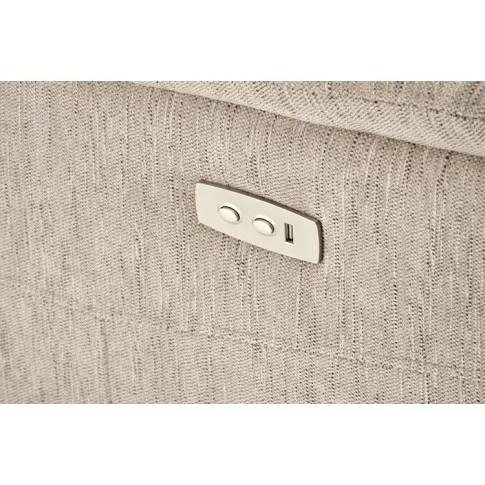 panel usb beżowego fotela Lazard