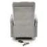 popielaty elektryczny fotel rozkładany Lazard