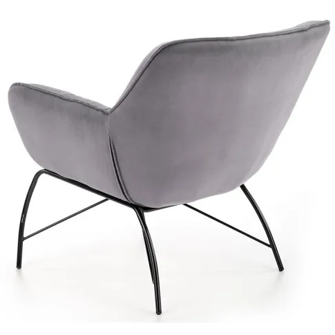 popielaty fotel kubełkowy Gavani