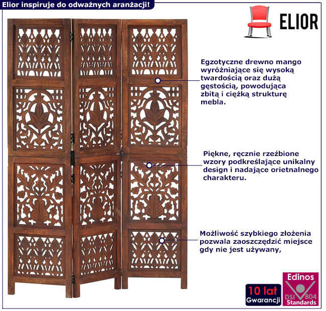 Parawan pokojowy Frogi