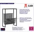 czarny gazetownik Frisso 3X