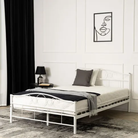 Aranżacja z użyciem łóżka 120x200 Naxo