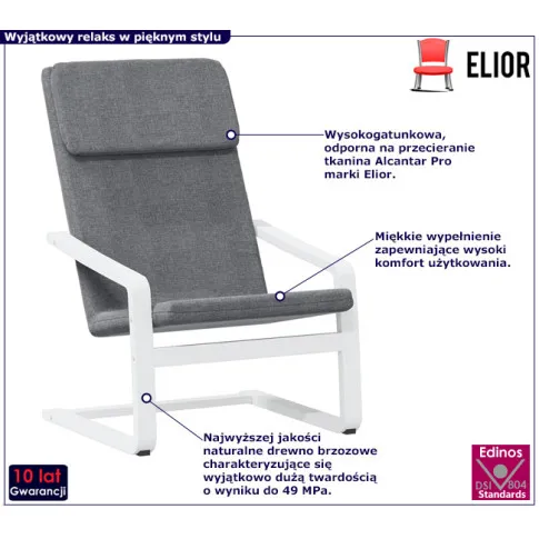 Nowoczesny fotel wypoczynkowy Kolves