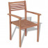 Krzesło z zestawu drewnianych mebli ogrodowych Malion