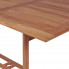 Blat stołu z zestawu drewnianych mebli ogrodowych Malion