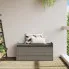 szara skrzynia na balkon Daxo 4X 