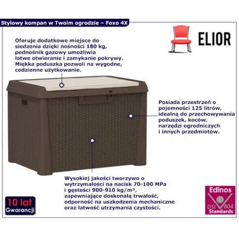 skrzynia na poduszki Foxo 4X