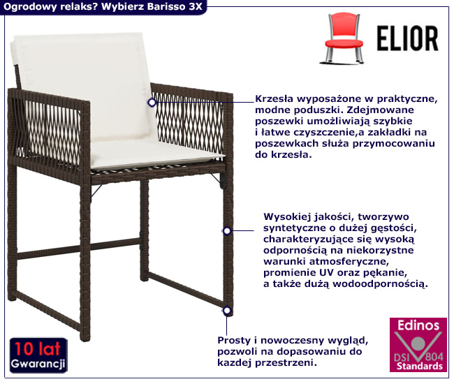 zestaw ogrodowy nowocvzesny Baltica 3X