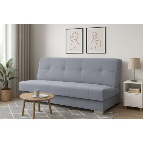 Ciemnoszara wersalka z pojemnikiem na pościel   Koflox