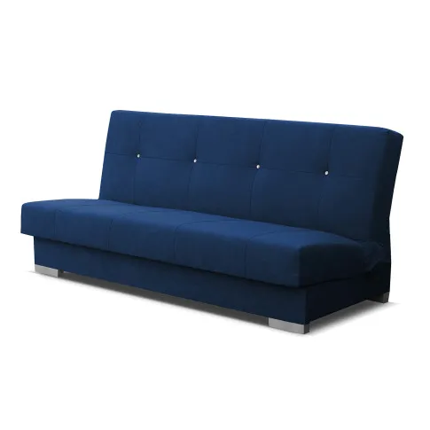 Ciemnoniebieska wersalka tapicerowana Feragmo