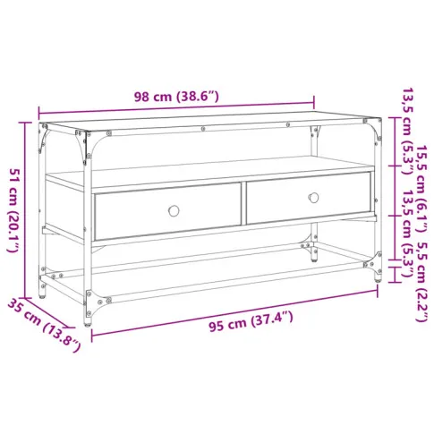 wymiary szafki telewiozyjnej Fulo 3x