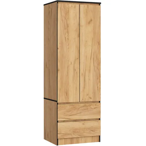 Dwudrzwiowa szafa Oferos 3X dąb craft