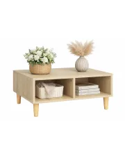 Skandynawski stolik kawowy dąb sonoma - Arakin w sklepie Edinos.pl