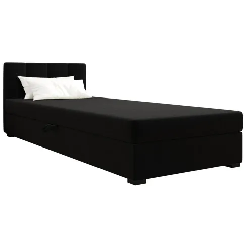 Czarny tapczan z pojemnikiem Eziena 6X 110x195