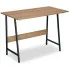 Industrialne biurko z metalowym stelażem modern oak - Eftor