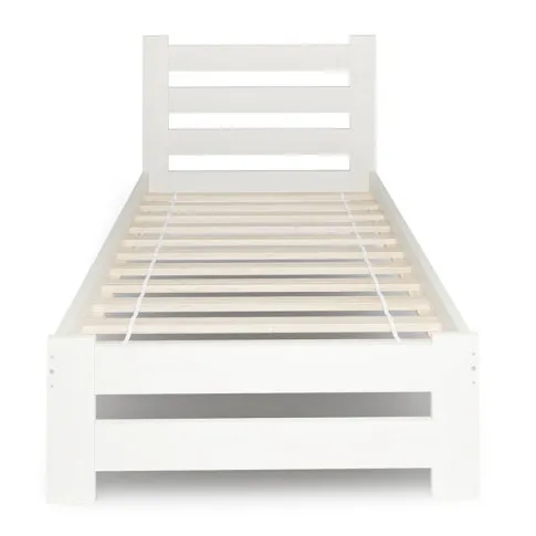 Jednoosobowe łóżko z drewna sosnowego Drohet 3X