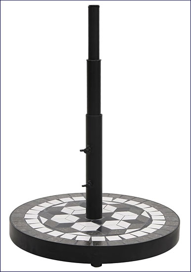 Podstawa do parasola Clovis terakota+czarny