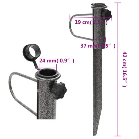 Wymiary stojaka Feksio 3X