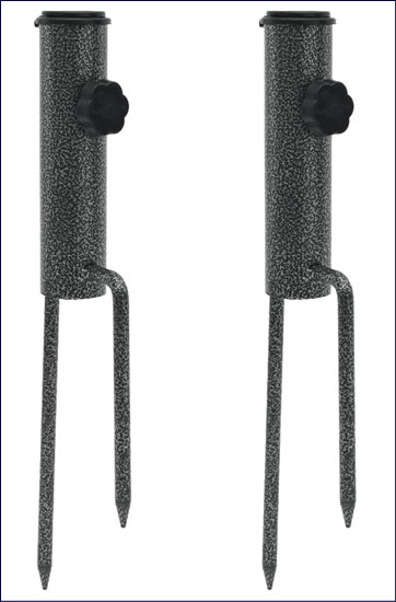 Wbijany stojak na parasole Bafi 4X