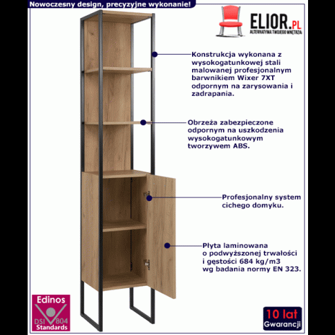 Fotografia Industrialny regał łazienkowy - Favero 2X z kategorii Strona główna