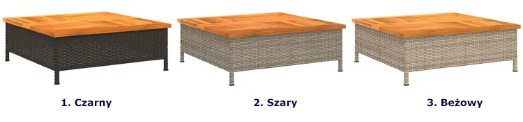 Kolory stolika pod parasol Supri