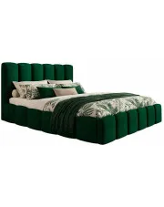 Łóżko pluszowe z pojemnikiem na pościel 160x200 Arman 3X - 36 kolorów w sklepie Edinos.pl