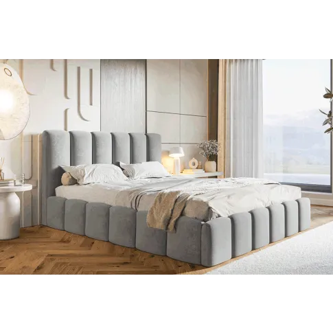 jasnoszare lozko tapicerowane zofea 3x 180 200 w sypialni