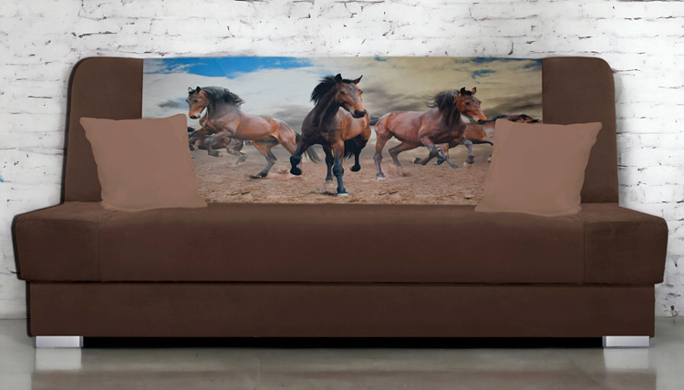 Nowoczesna brązowa wersalka Piovia 24X