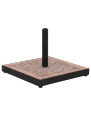 Zdobiona ceramiczna podstawa do parasola terakota - Jobres w sklepie Edinos.pl