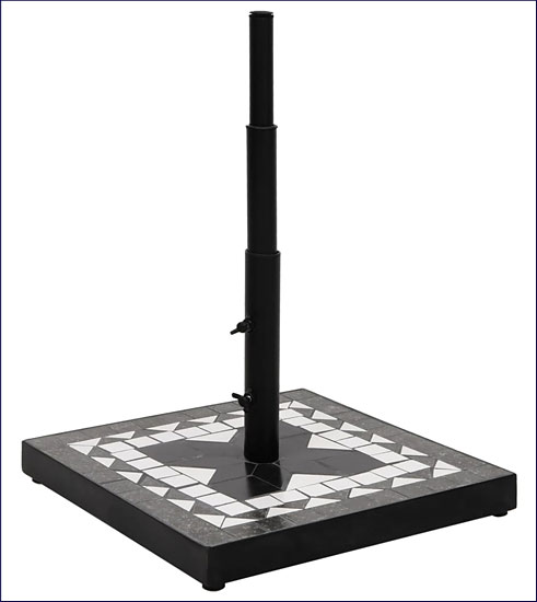 Podstawa do parasola Hatori czarny+biały