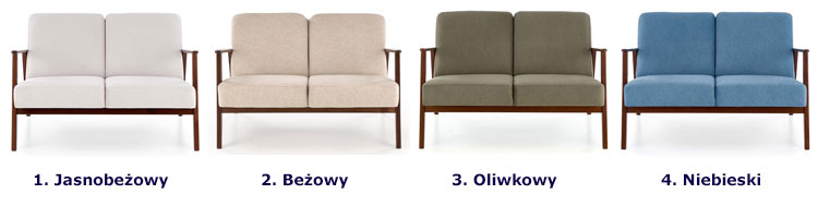 Dostępne kolory sofy Arezzo 4X