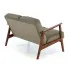 Oliwkowa sofa w stylu vintage Conti 4X