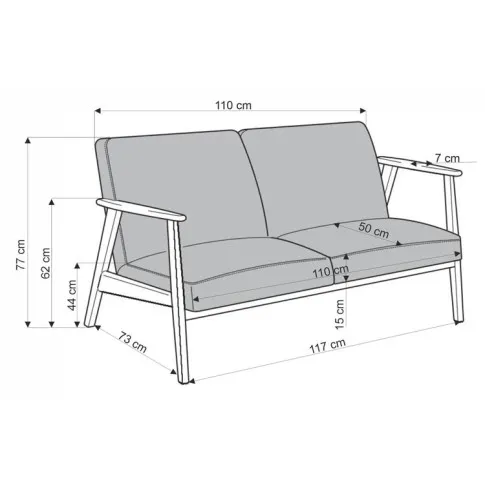 wymiary sofy Conti 4X