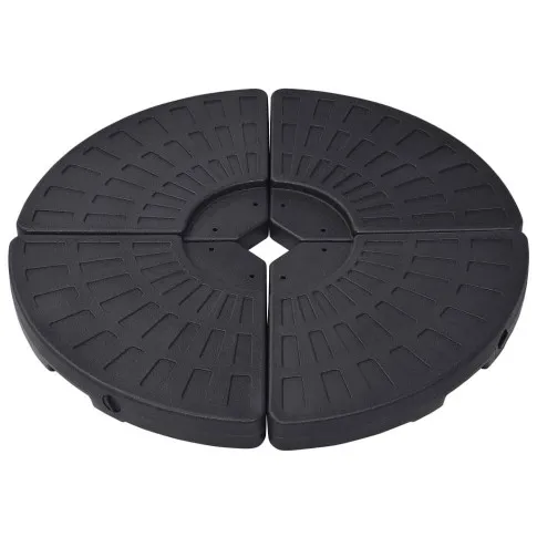 Okrągła podstawa pod parasol ogrodowy Witros 4X