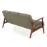 Ciemnozielona sofa Conti 5X