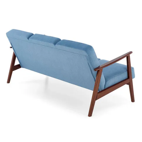 Niebieska 3-osobowa sofa Conti 4X