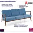 Niebieska sofa Conti 5X