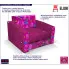 Fioletowy fotel rozkładany Zolico 10X