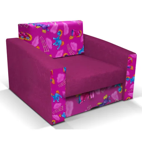 Fioletowy fotel wypoczynkowy Zolico 10X