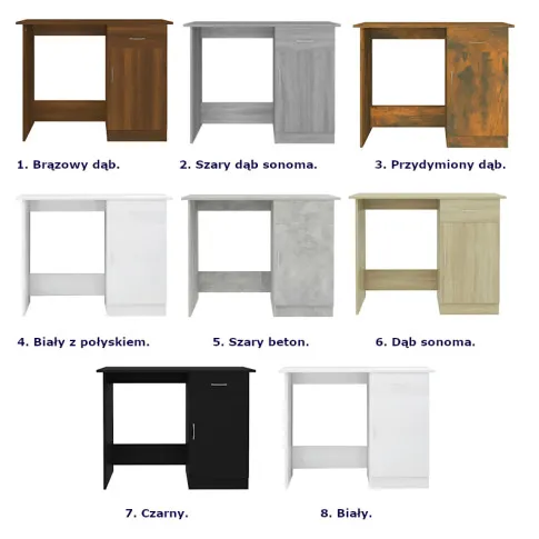 Kolory biurka Caprera