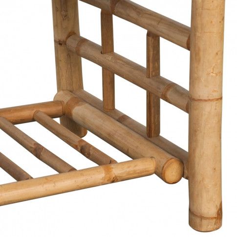 Nogi stolika z zestawu bambusowych mebli ogrodowych z poduszkami Mollie 3X