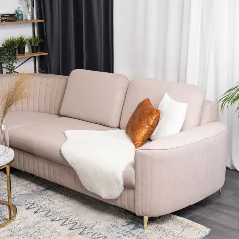 Nowoczesna sofa narożna z funkcja spania Kermiza
