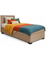 Jasnobrązowy tapczan jednoosobowy Radeo - 5 rozmiarów w sklepie Edinos.pl