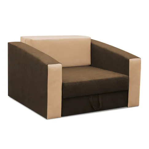 Brązowy rozkładany fotel do spania Zolico 20X