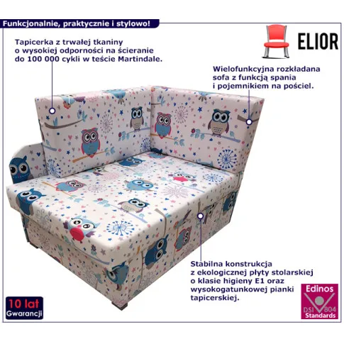 Rozkladany tapczan Sarezo 4X