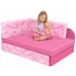 Różowy rozkładany tapczan dla dziewczynki - Paster 15X