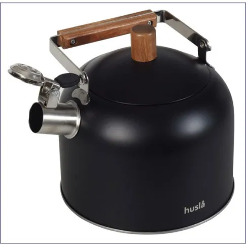 Czarny czajnik ze stali nierdzewnej Kilexo 11X