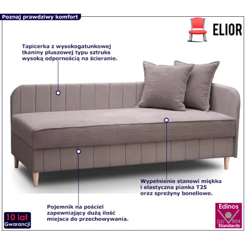 Tapczan tapicerowany Umeto 