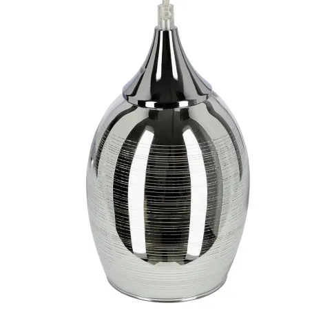 Pojedyncza chromowana lampa wisząca D154 Nerclo