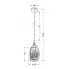 Wymiary lampy D154 Nerclo